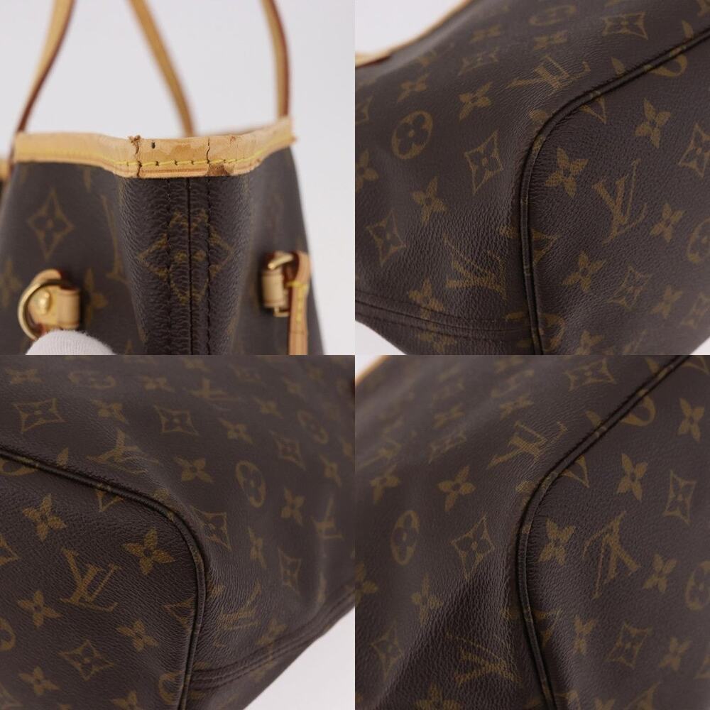 Louis Vuitton Monogram Neverfull MM Tote Bag Brown - Picture 9 of 12